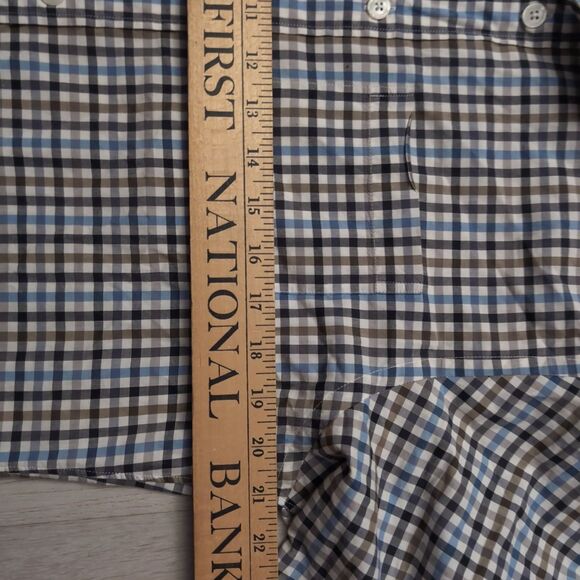 Todd Snyder Shirt Men's Medium Multi Color Check Long Sleeve Todd Snyder Shirt - Picture 3 of 5